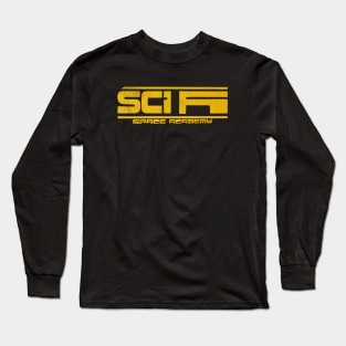 SCI FI "Space Academy" Long Sleeve T-Shirt